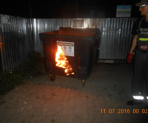 Підпали смітників – загроза для міста!